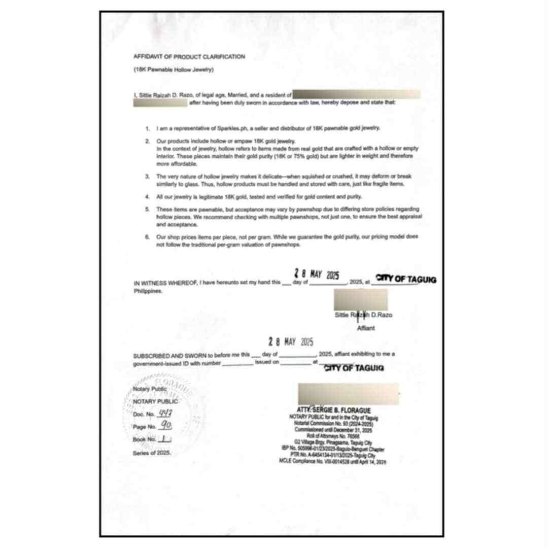 AMPAW/HOLLOW 18k Saudi Gold Starry Night Pendant - SKU - 64DN8SQE