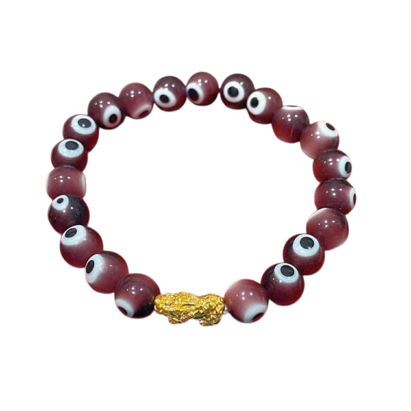NOT PAWNABLE - Evil Eye Jade Piyao Bracelet