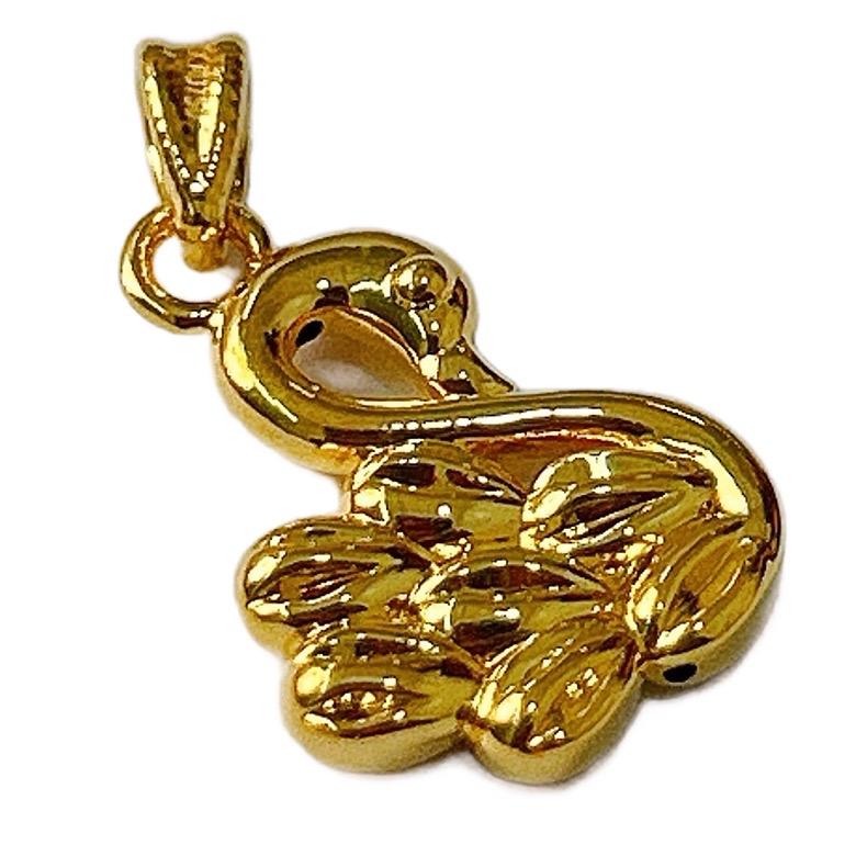 AMPAW/HOLLOW 18k Saudi Gold Dazzling Swan - SKU-E5GFZS50