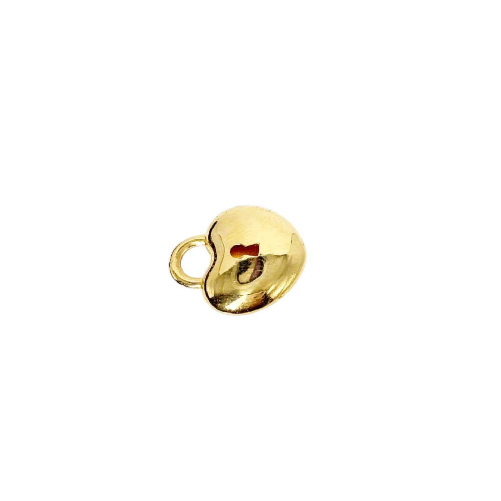 18k Saudi Gold Love Lock Pendant - SKU-8P91PJ52