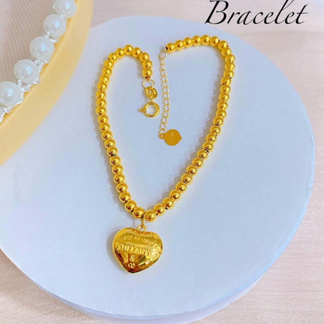 Gold Tco Bubble Bracelet 18k Saudi Gold