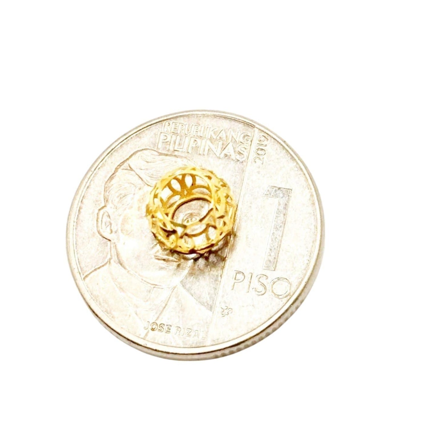 18k Saudi Gold Money Catcher Ball Pendant - SKU-S89DHTZN