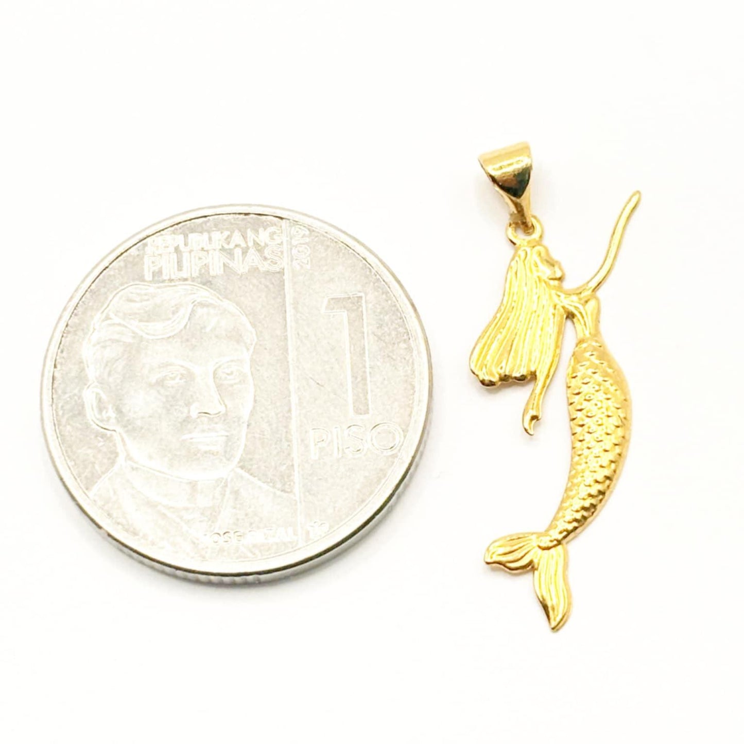18k Saudi Gold Dyesebel Pendant Solid Pawnable - SKU-WULIJ7IB