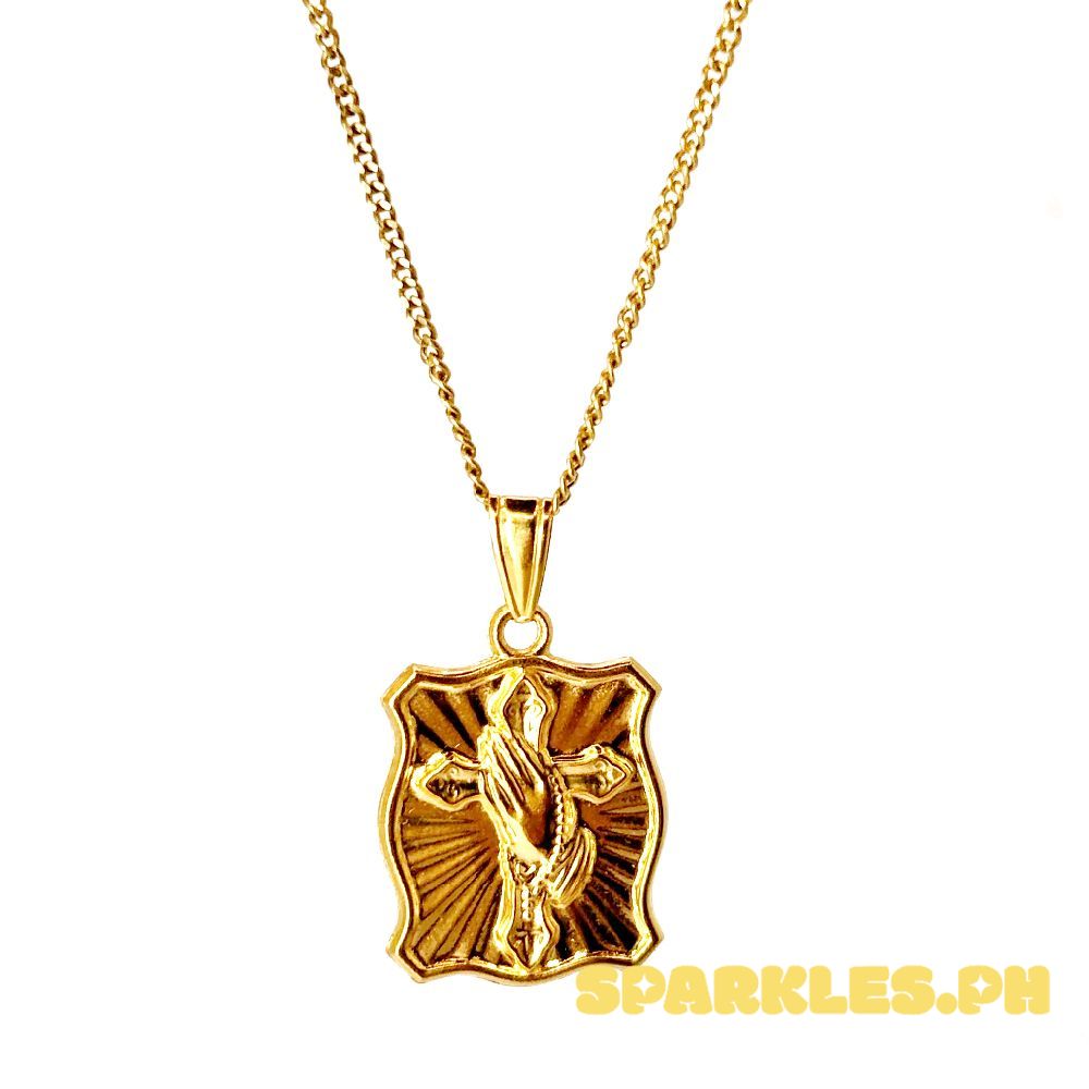18k Saudi Gold Set Prayer + Cadena Chain 22"