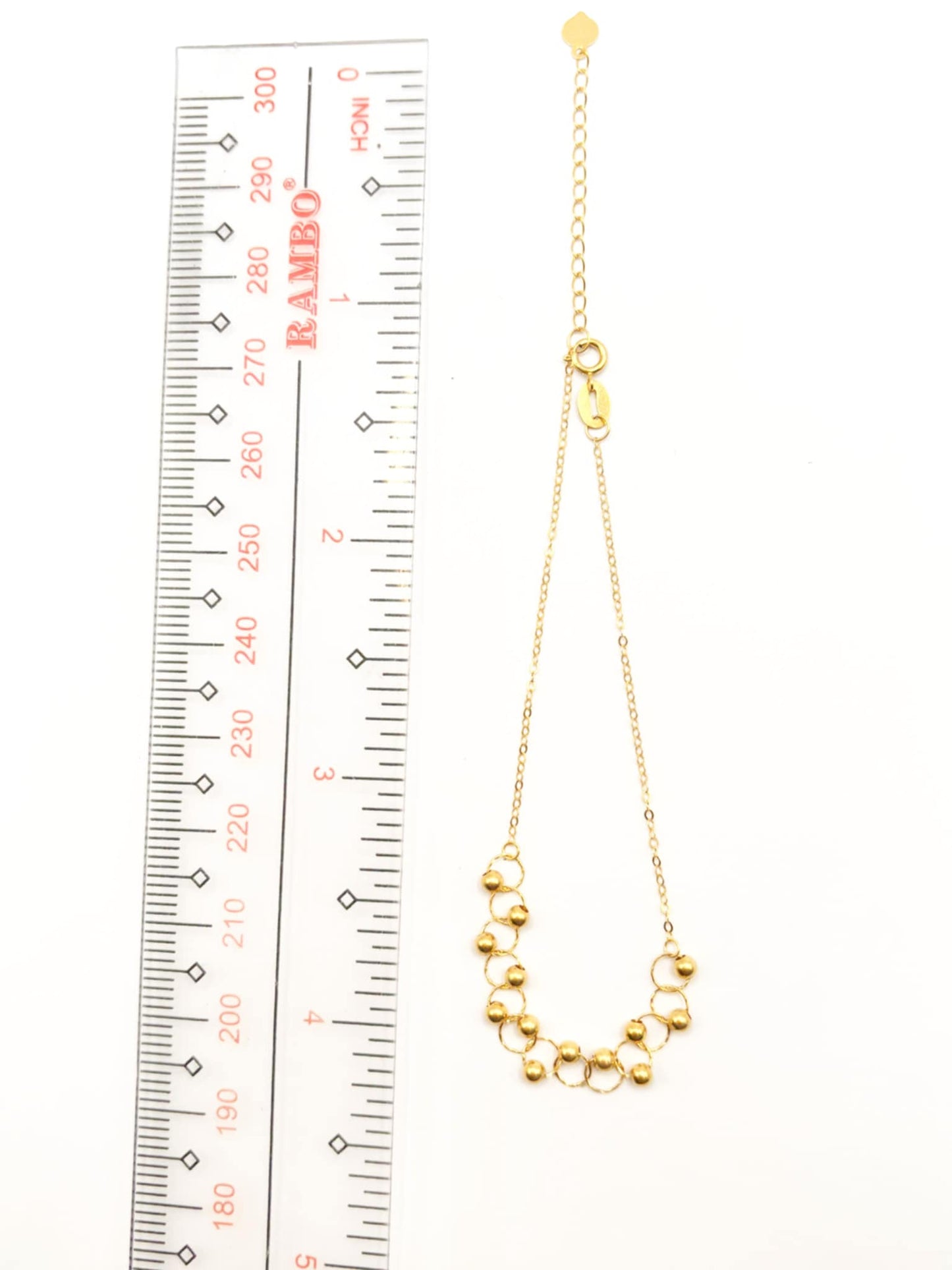 18k Saudi Gold Pebble Bracelet