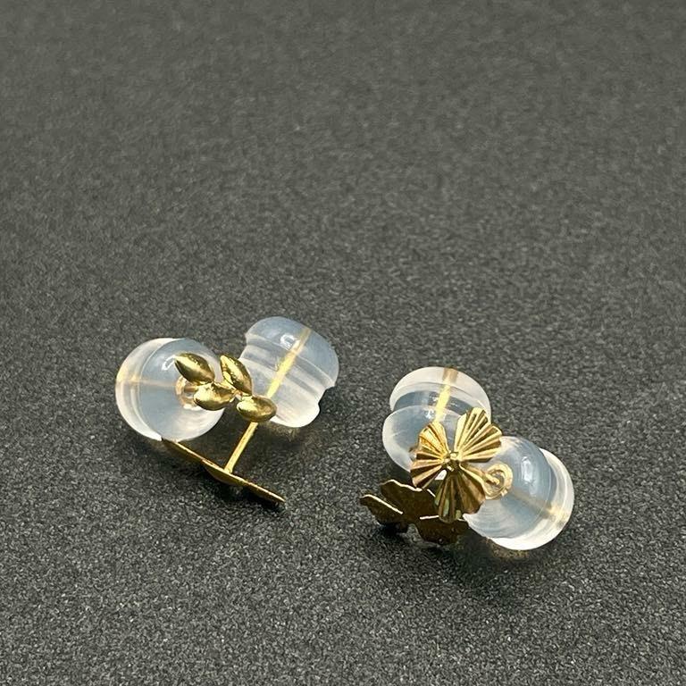 18k Saudi Gold Buy1Take1 Flower and Palay Stud With Gold Pakaw Solid I Lightweight I Pawnable