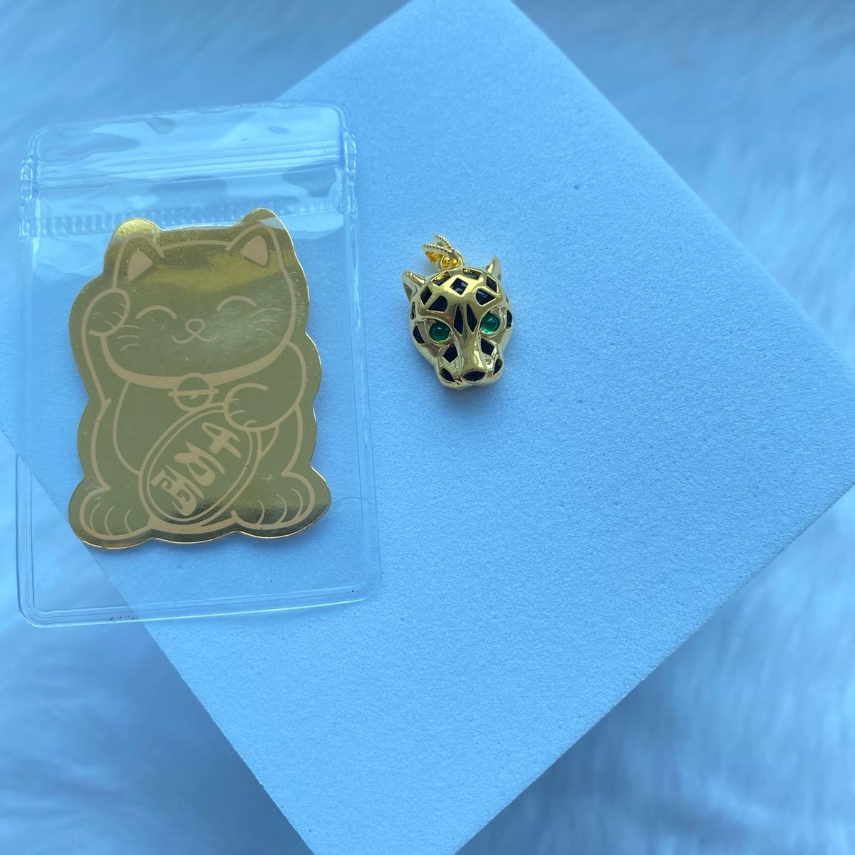 18k Panther Pendant Saudi Gold Ampaw Only Lightweight