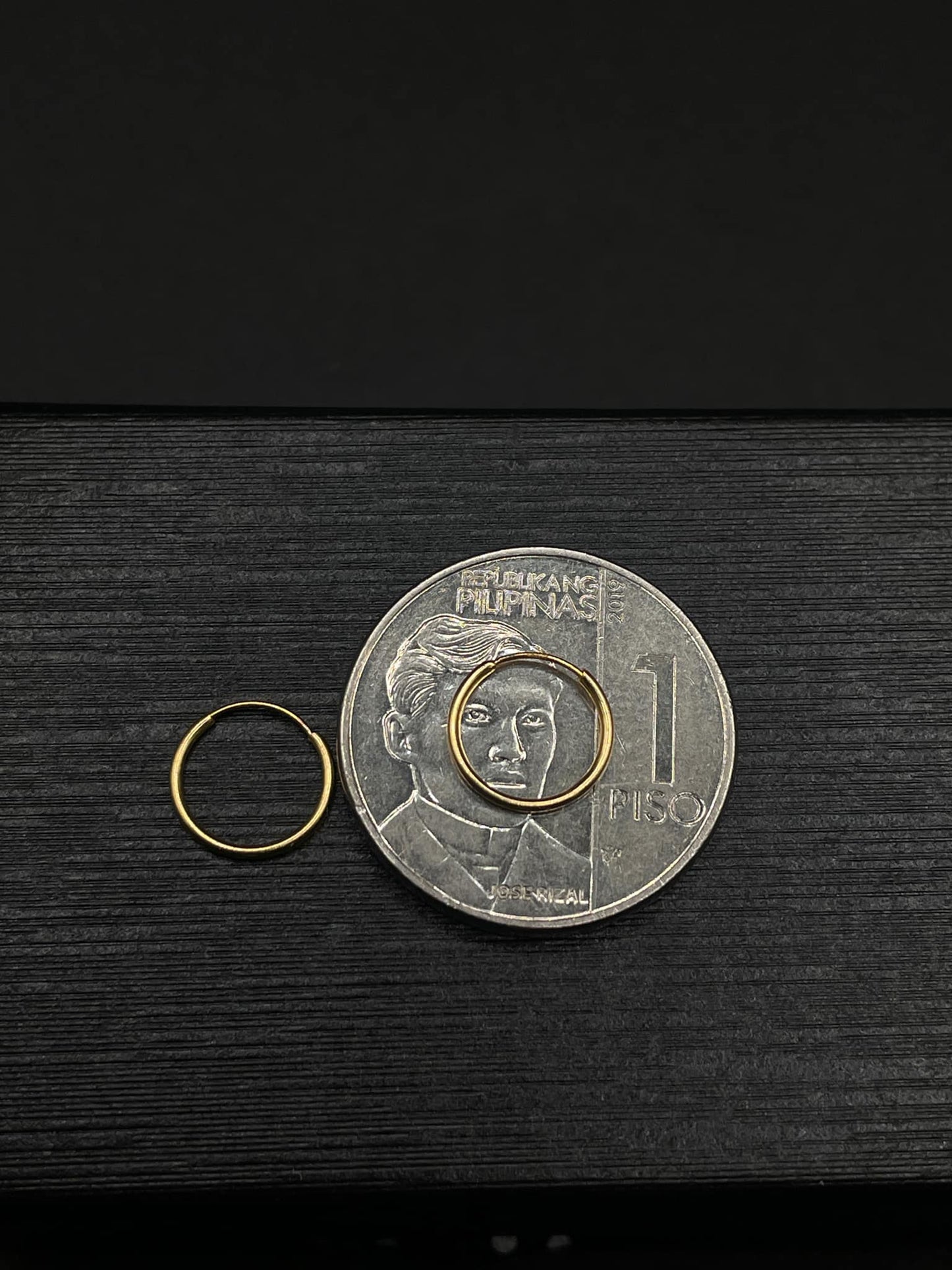 8mm Plain Loop Earring Solid Pawnable