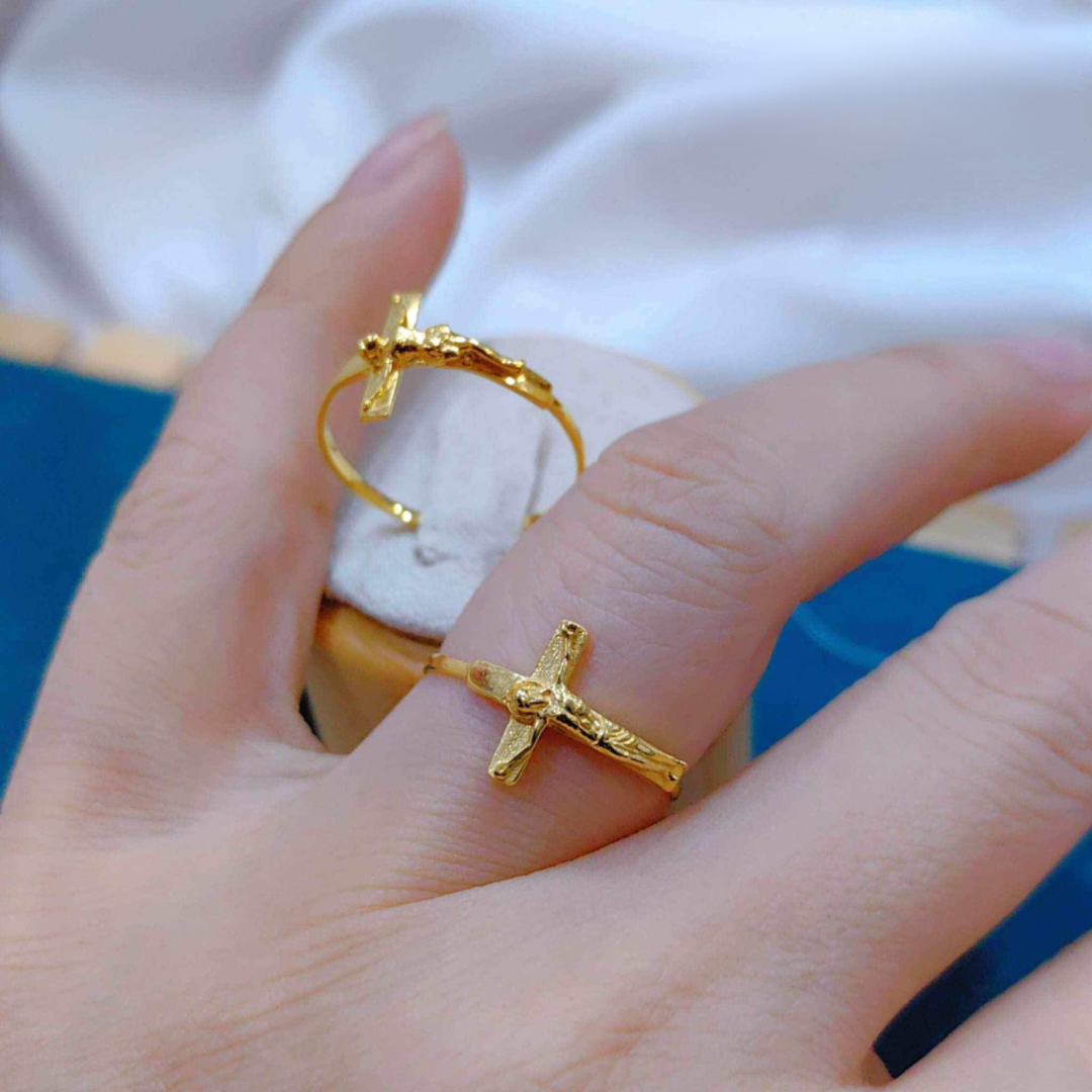 Jesus cross ring clearance