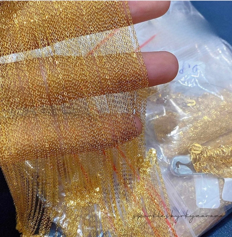 Tauco Chain Solid 18k Gold Lightweight