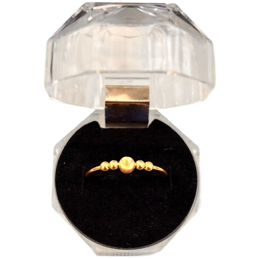18k Saudi Gold Cat Eye Ring Solid Pawnable - SKU-E73FHAJ1