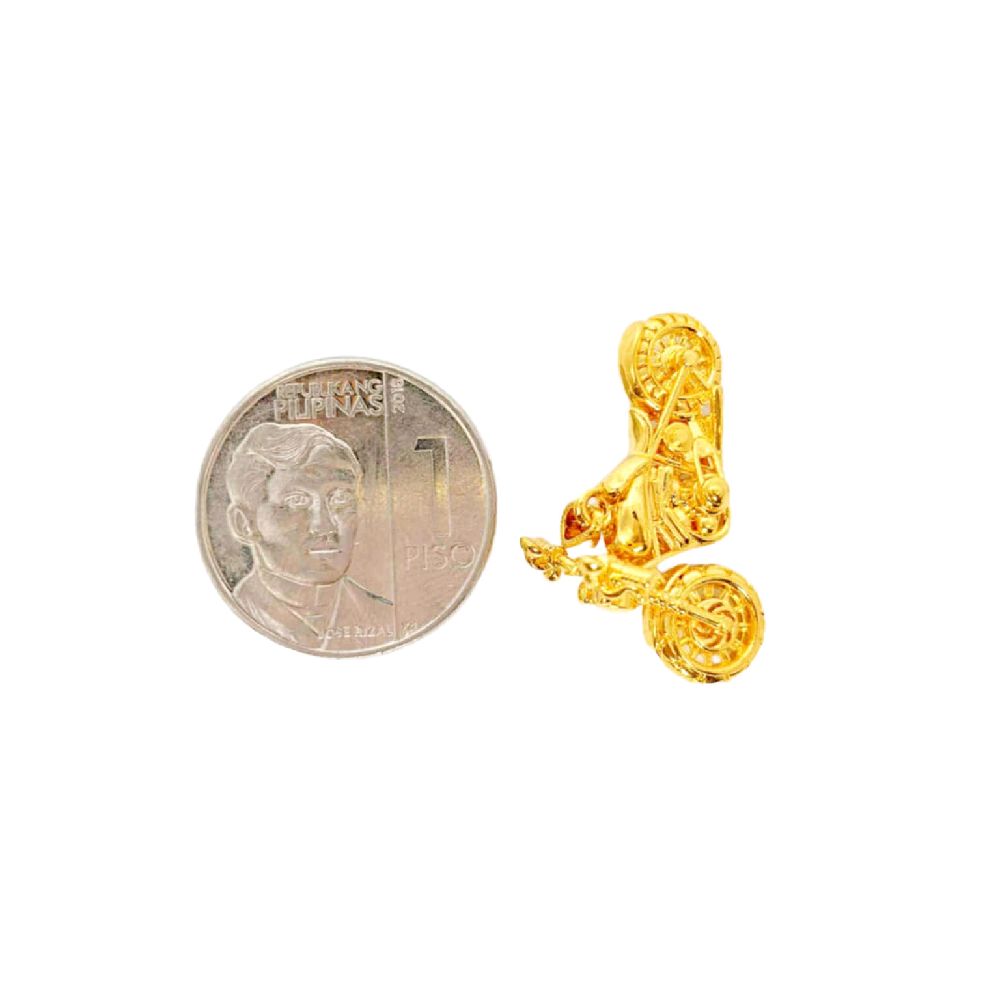 18k Saudi Gold Motor Pendant Ampaw - SKU-EOWBB5X8
