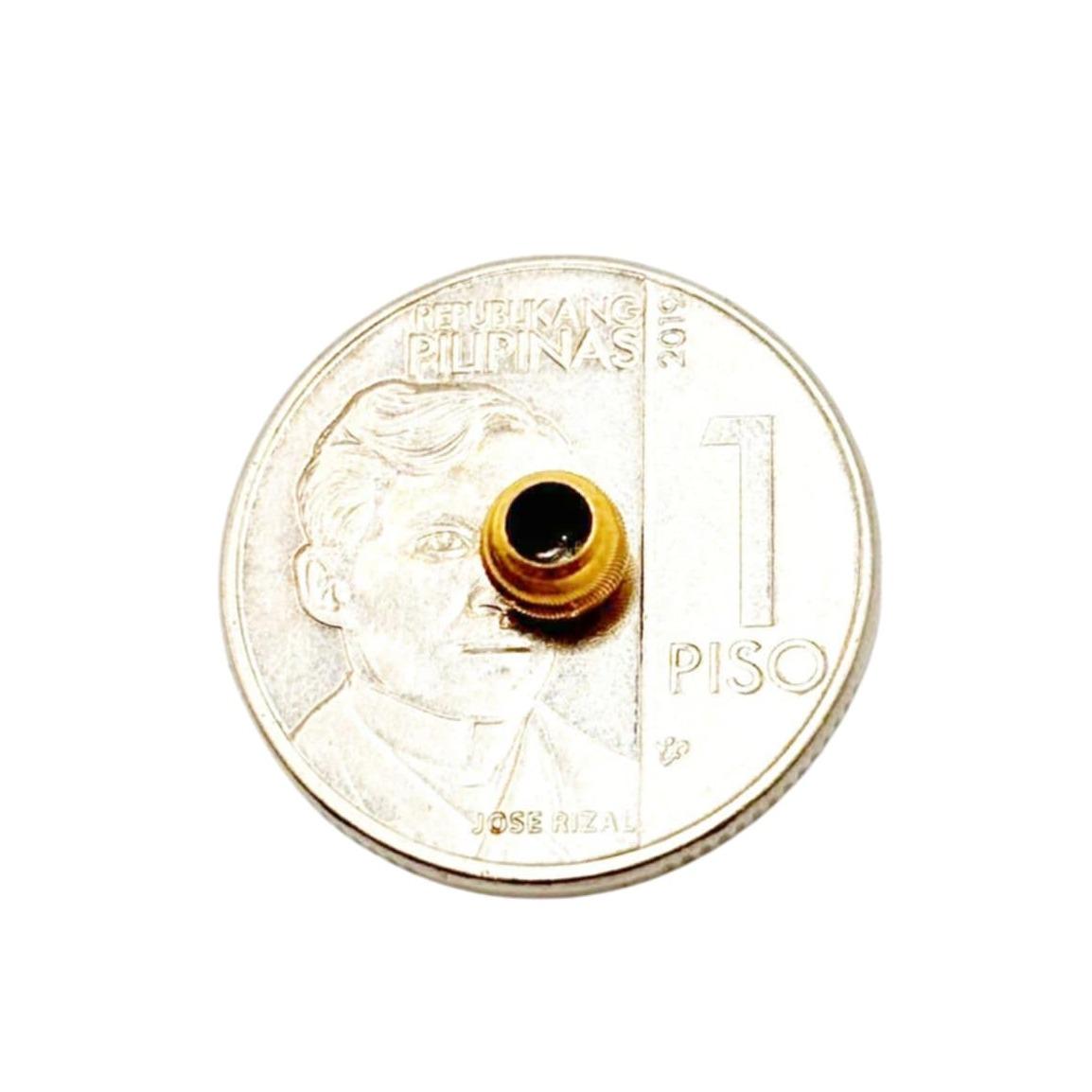 18k Saudi Gold - Gold Cat Eye Pendant - SKU-USR87IN8