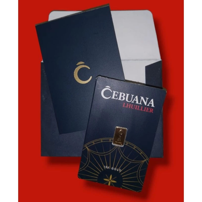 Cebuana Lhuillier 18k Gold Bar - 1 gram