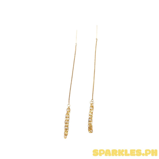 18k Saudi Gold Palay Tictac Earrings