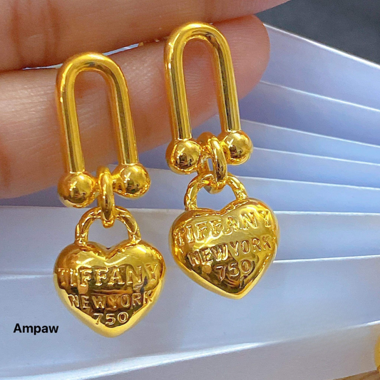 Tco NewYork Earrings Ampaw 18k Saudi Gold