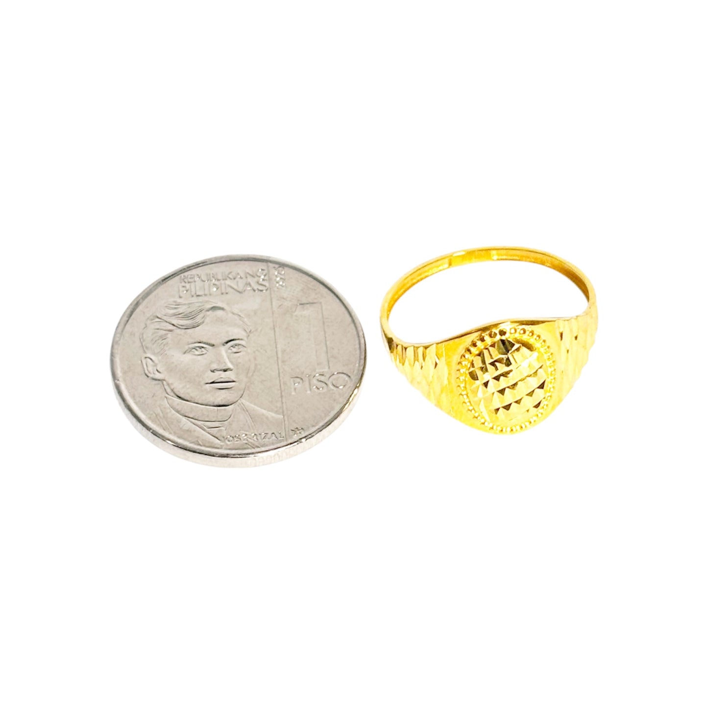 18k Saudi Gold Crest Ring -
SKUAP2326RIN2