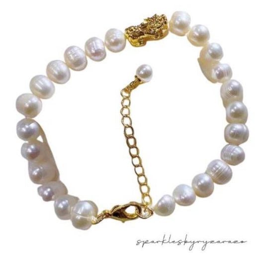 Bright White Pearl Piyao with extender - SKU-O90A1YF0