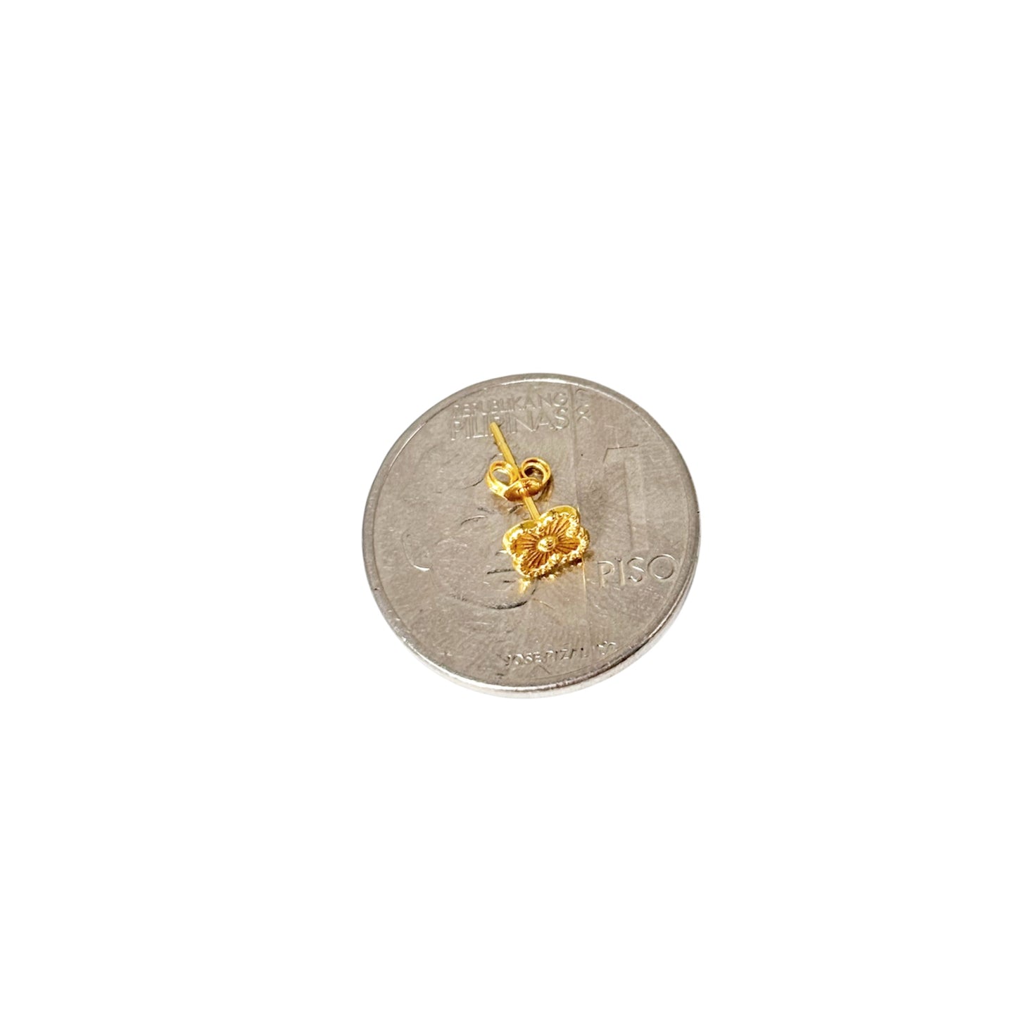 18k Clover Stud Gold Pakaw v2