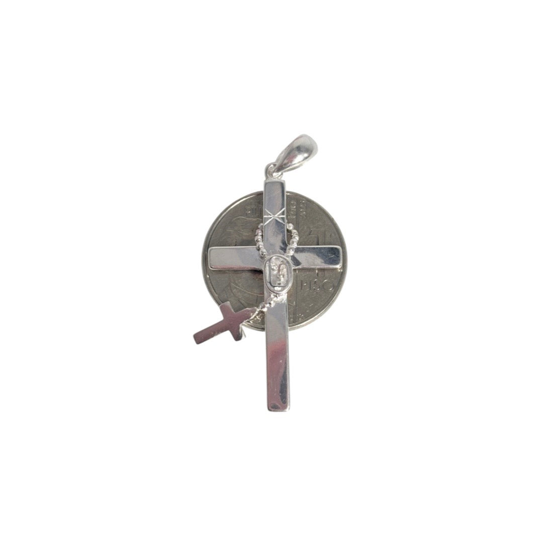 MT - 92.5 Sterling Silver - Faith Cross Pendant