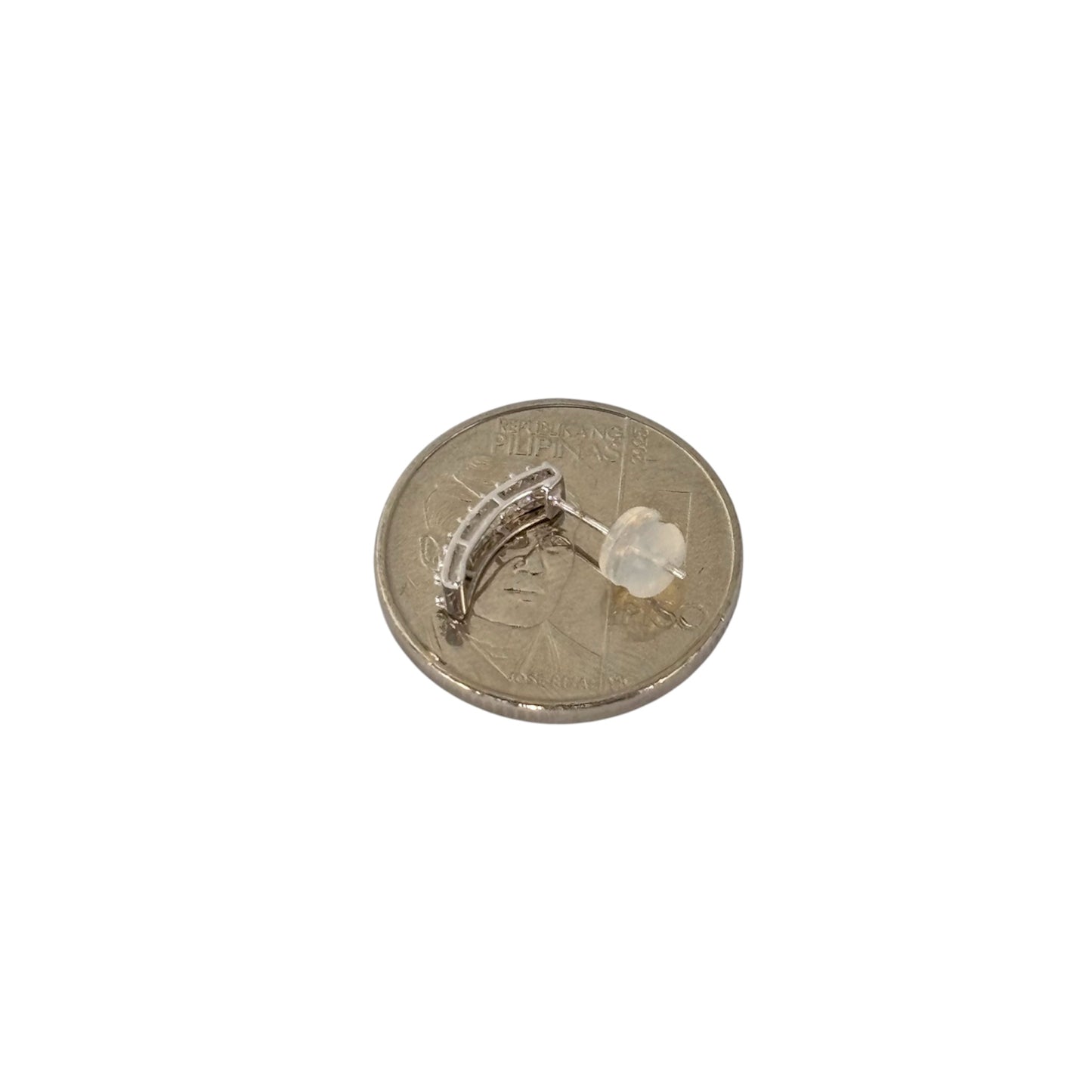 18k Natural Diamond 0.3 Carat Shimmer Arc Earring - SKU-FT1KT6PJ