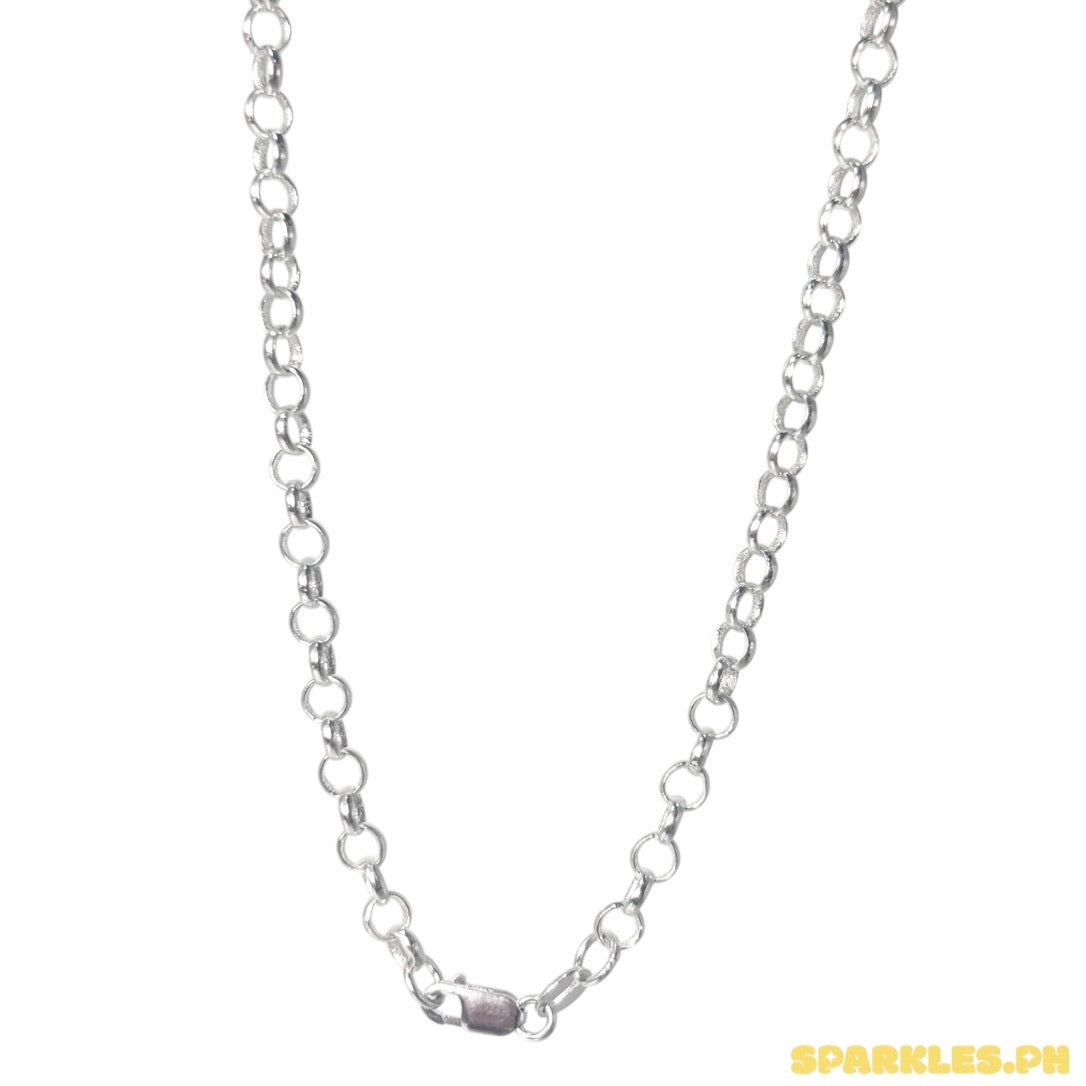 92.5 Sterling Silver - 4mm Tauco Chain 18”