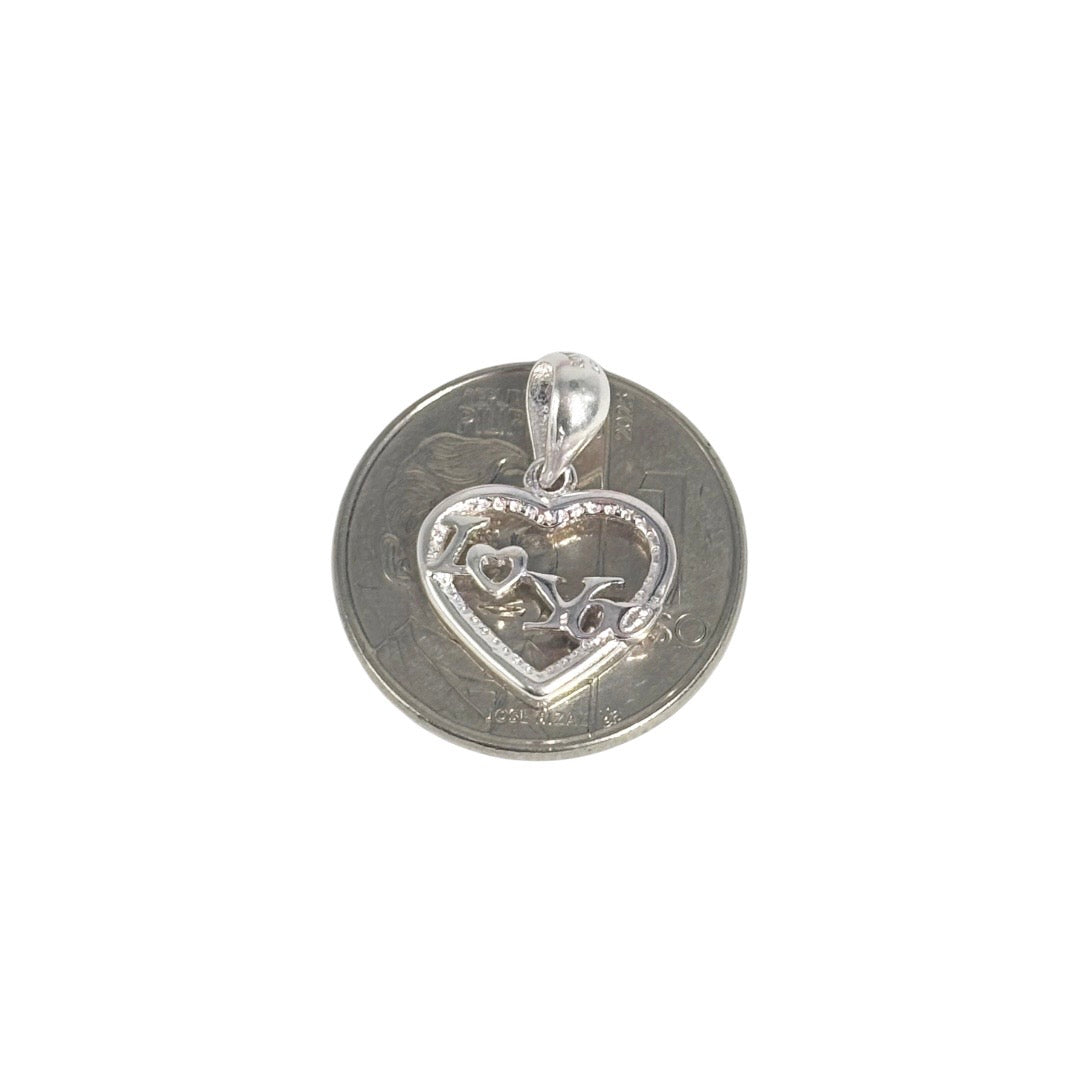 MT - 92.5 Sterling Silver - Love Heart Pendant
