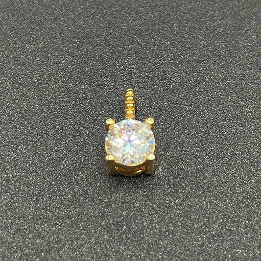 18k Saudi Gold Moisa Dia Pendant only Without Hook Pawnable
