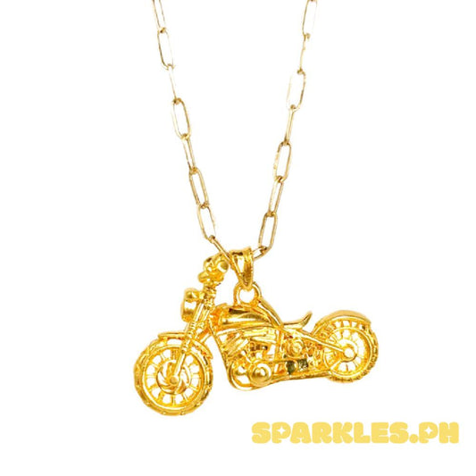 18k Saudi Gold Set  Motor AMPAW + Micro Paperclip Makapal 22"