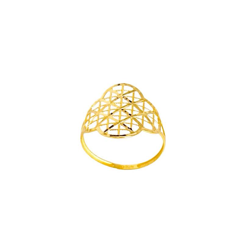 18k Saudi Gold Maze Ring - SKU-9Y3RZZF2
