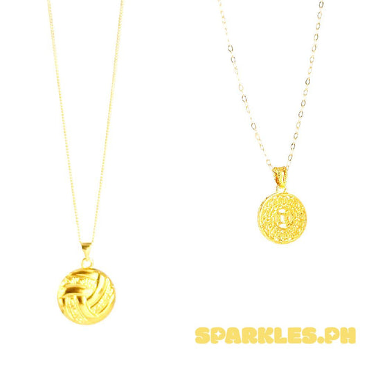 18k Saudi Gold Combo Sets Fenfen Circle + Cadena Chain 20" & Money Catcher AMPAW + Tauco Chain lv1