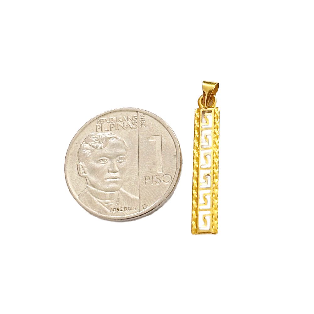 18k Saudi Gold F Style + Foxtail Chain 18”