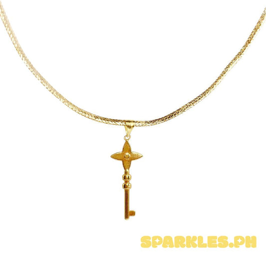18k Saudi Gold Set Special Key + Cobra Chain
