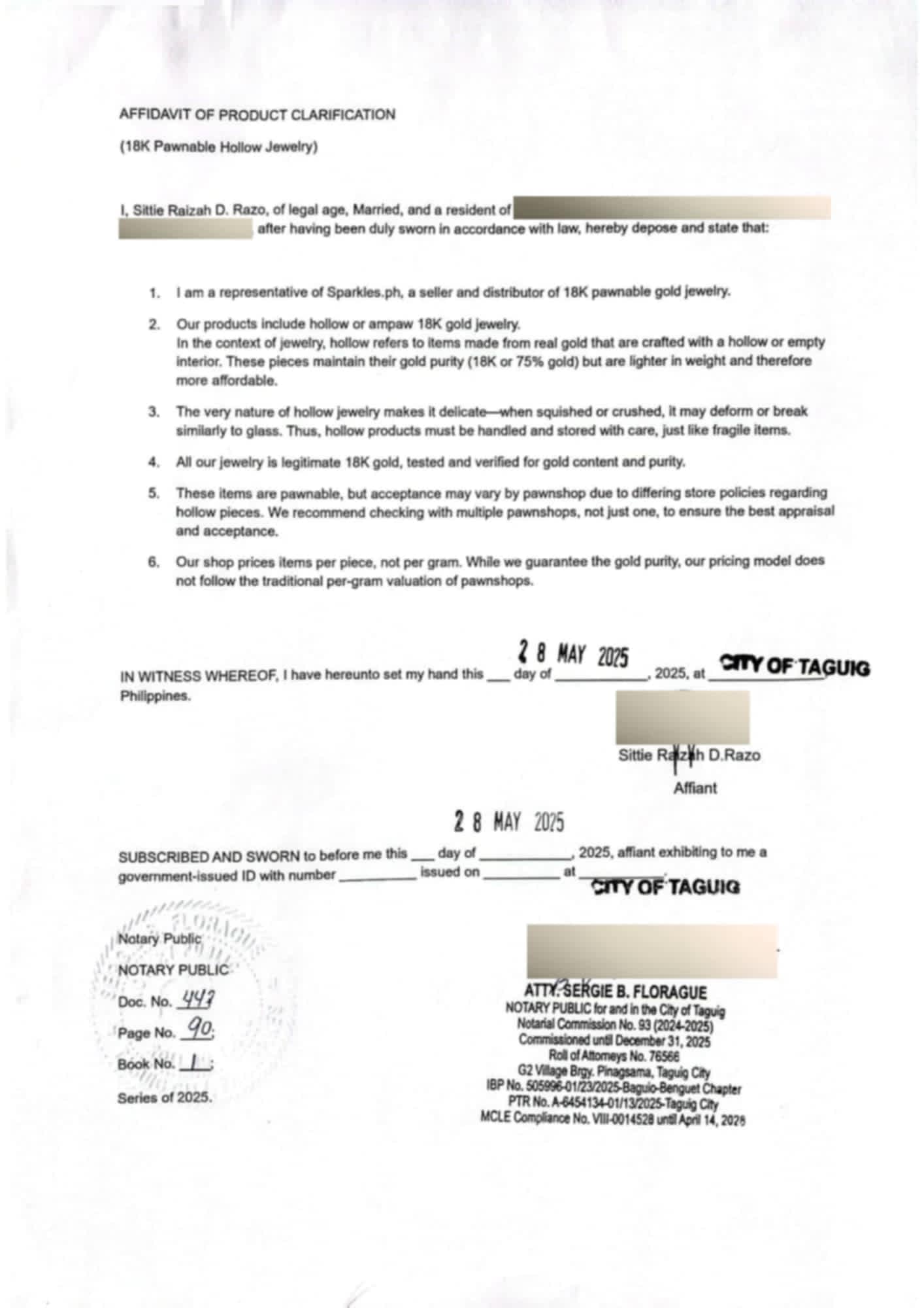 AMPAW/HOLLOW 18k Saudi Gold Big Piolo Pendant SKU-VPSJ12G1