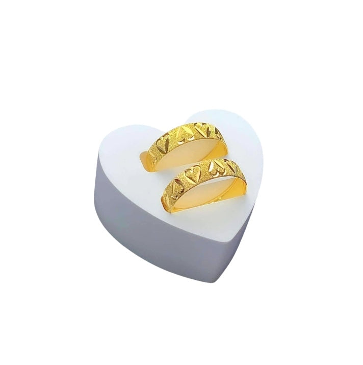 18k Saudi Gold Wedding Ring #2 - per piece