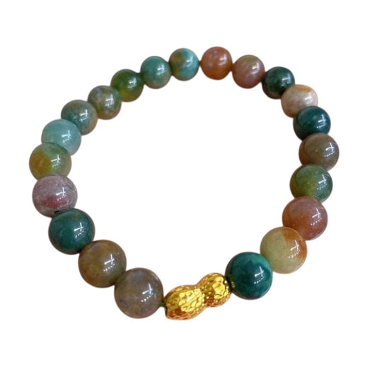 NOT PAWNABLE - Fancy Jasper Crystal Bead Piyao Bracelet