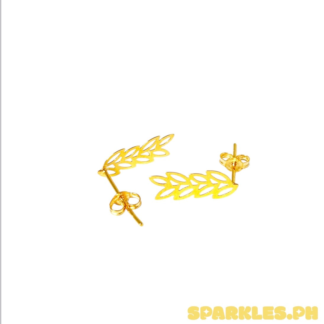 18k Saudi Gold Palay Earrings