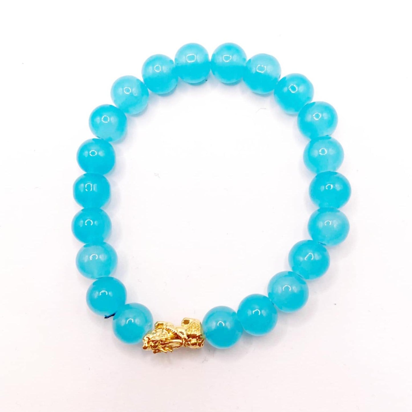 18k Saudi Gold Stone Piyao Bracelet NOT PAWNABLE - SKU-GAME2SQZ