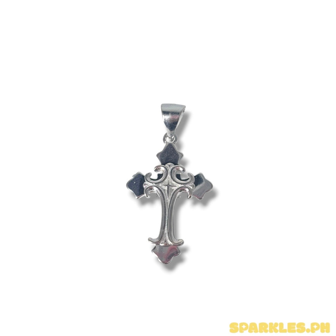92.5 Sterling Silver - Vintage Cross Pendant