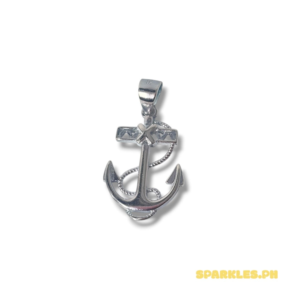 92.5 Sterling Silver - Anchor Pendant