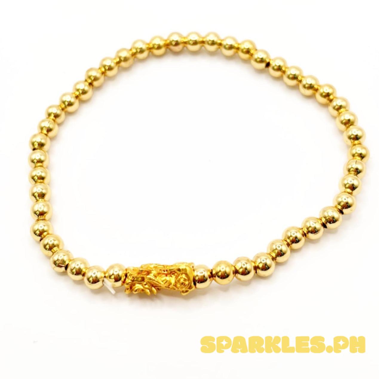 18k Saudi Gold Bubble Piyao Bracelet NOT PAWNABLE - SKU-CF247OMA