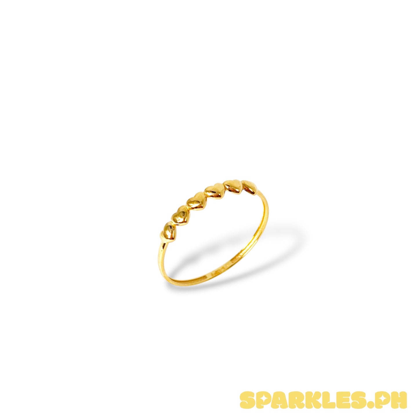 MT - Minimalist Heart Ring Size 8
