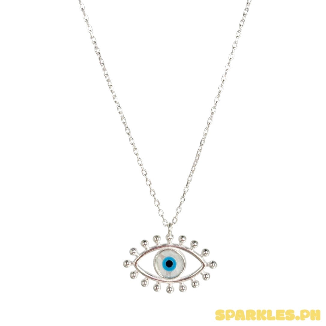 MT - 92.5 Sterling Silver - Flower Clover Necklace