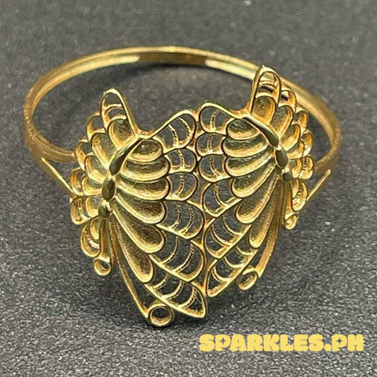 18kSaudi Gold Mara-Clara Ring Solid Pawnable