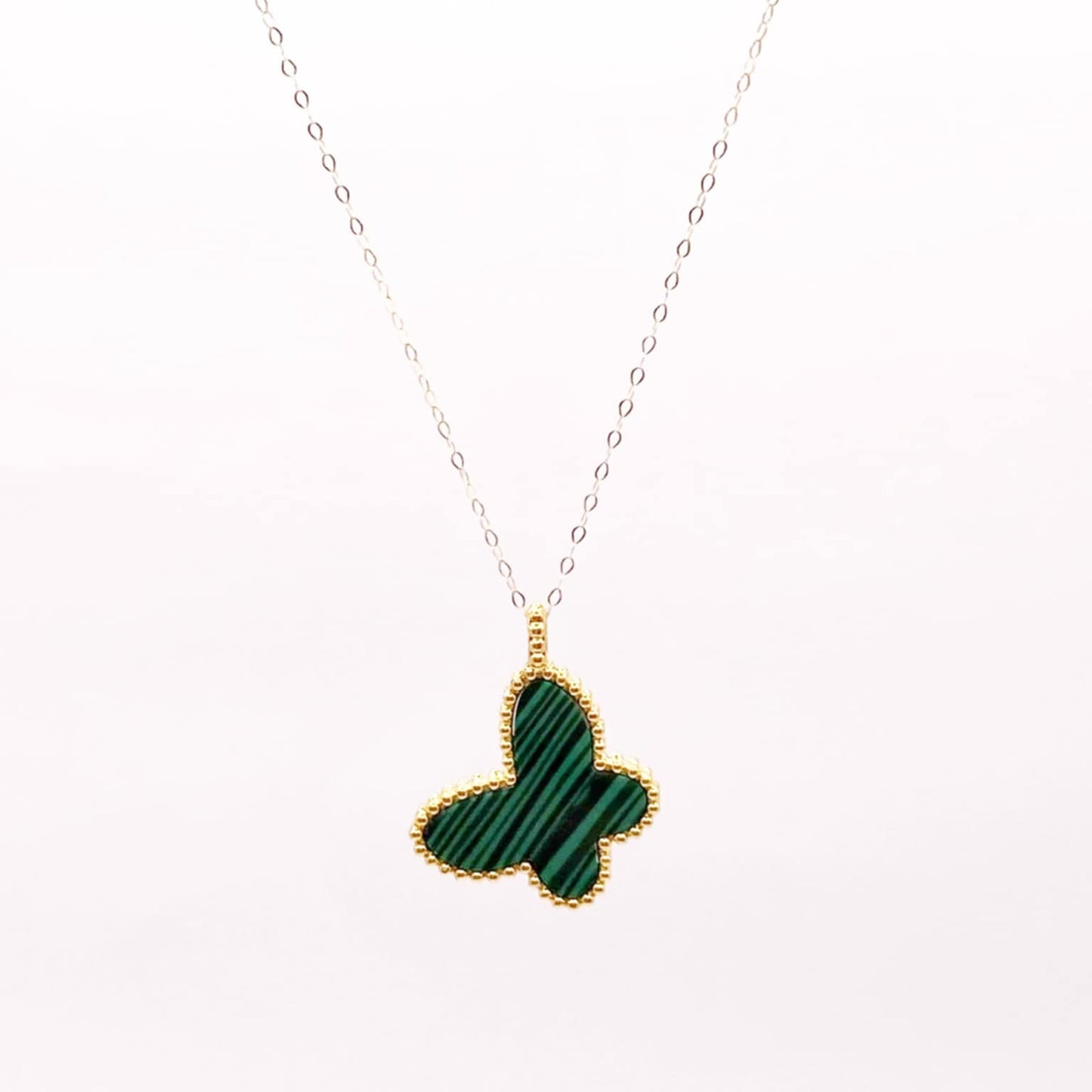 18k Saudi Gold Set 15mm Butterfly + Tauco Chain lv1