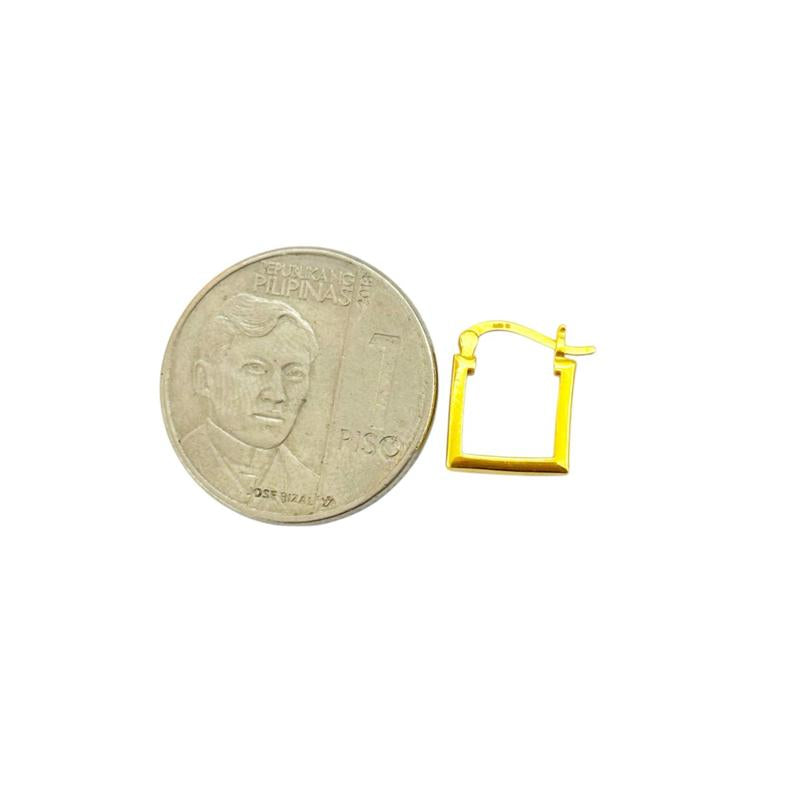 18k Saudi Square Clip Earring - SKU-JID8GU6T