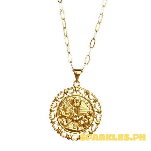 18k Saudi Gold Set Beloved + Micro Paperclip Makapal 22"