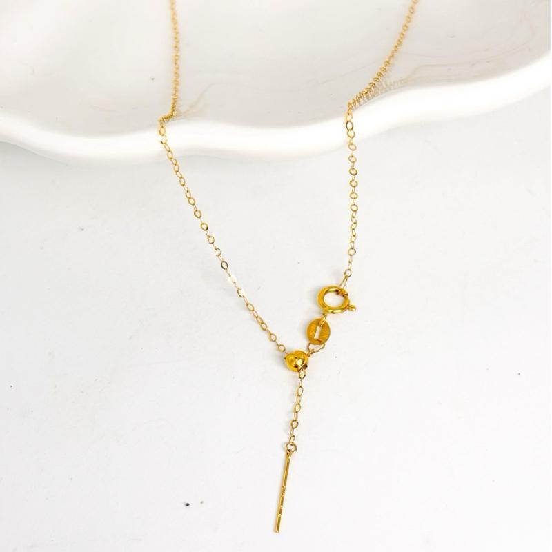 18k Saudi Gold Adjusta-Ball Tauco Chain - SKU-N0RX6ZZE