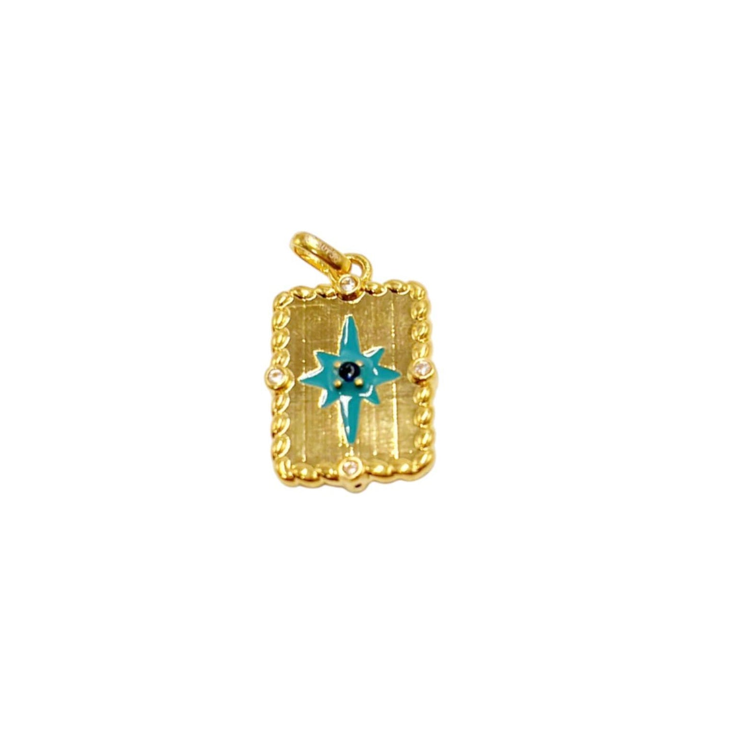 18k Saudi Gold Corundum AMPAW Pendant - SKU-3AX4NSI2