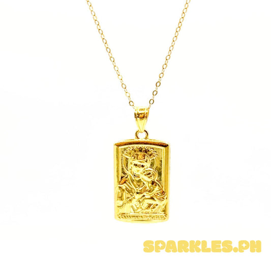 18k Saudi Gold Set Sacred Pendant + Tauco Chain lv2